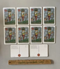 New Belgium Brewing (10) Beer Bar Summersault Postcard Coasters Double sided