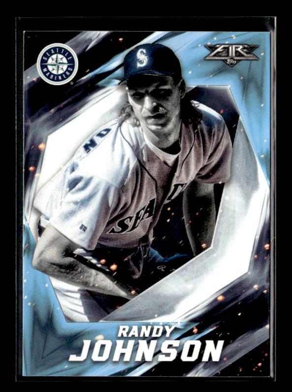 2017 Topps Fire #4 Randy Johnson Seattle Mariners