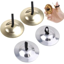Kid Finger Cymbal Belly Dance Cymbal Finger Cymbal Musical Instrument for Dancer