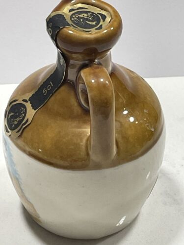 Botella de whisky vintage vacía miniatura Rutherford's Scotland Yeoman Warder Tower - Imagen 5 de 7