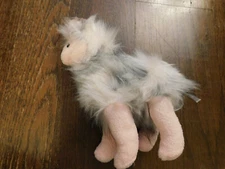 Mary Meyer Llama Glama Fab Fuzz Baby Pink Plush FUZZY FURRY Soft Cuddle Toy New