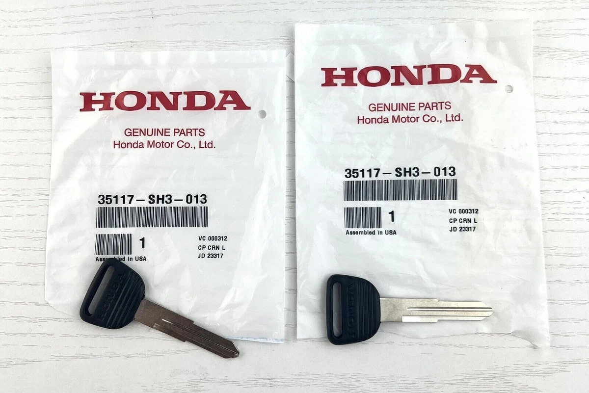 GENUINE MASTER BLANK IGNITION KEY FOR HONDA CIVIC CRX DEL SOL (2