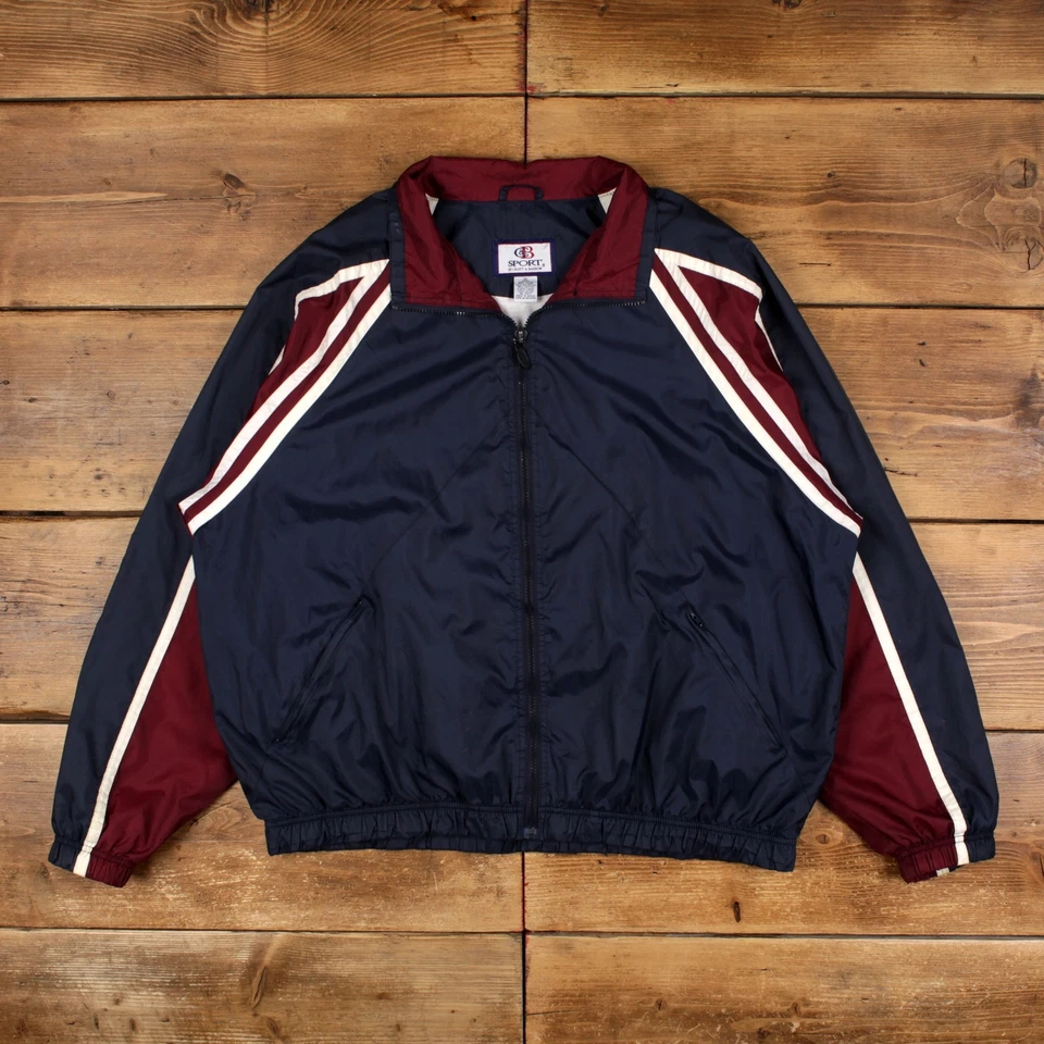 Vintage Croft and Barrow Windbreaker Jacket XL Blue