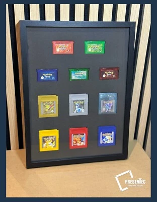 Rahmen Bilderrahmen für Pokemon Editionen Case Display Pokemon Smaragd, Kristall - Bild 1 von 3