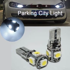 2X White Error Free LED Parking City Light bulb For VW MK6 GTI Golf 6 2009 2014