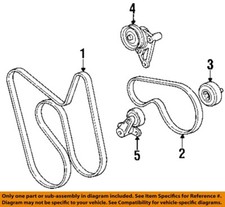 Gm Oem 99-08 Avalanche 1500 Cooling Belts Pulleys-belt Tensioner 12580196