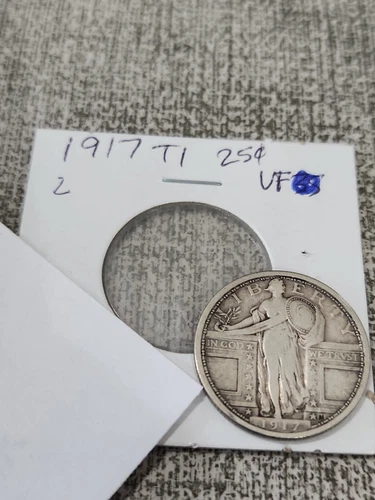 1917 Standing Liberty Quarter VF Type 1