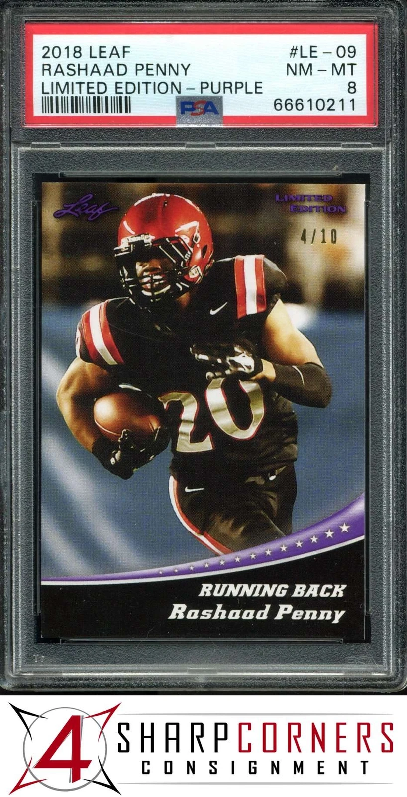Rashaad Penny Leaf Limited Edition #LE09 Purple