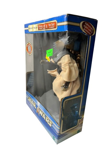 Vintage Star Wars Princess Leia (In Boushh Disguise) & Han Solo (In Carbonite) - Picture 7 of 7