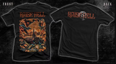 New Dtg/Dtf printed T-shirt - RAISE HELL- Holy Target - size- S-5XL
