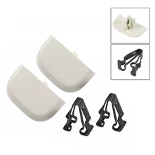 2 Set Gray Iron Sun Visor Cap Clip Retainer For Ford Fusion 2013-2016 2015 2016