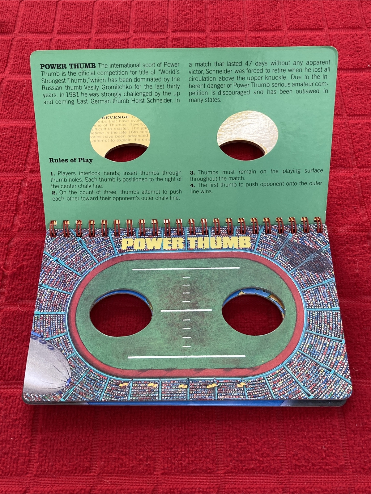 THE OFFICIAL BOOK OF THUMB WRESTLING image