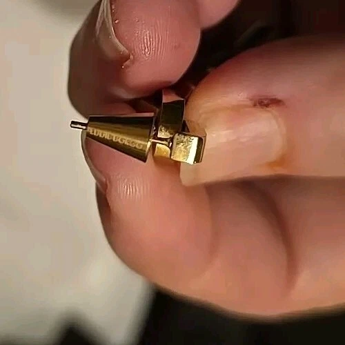 Signed Eddie Borgo Supra Chain Link 14 K Gold Vermeil Earrings 2.25 Long - Image 3 of 3