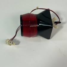 Vintage Red Emergency Beacon Warning Light Siren Style 2-pin Connector Vintage Red Emergency Beacon Warning Light Siren Style 2-pin Connector