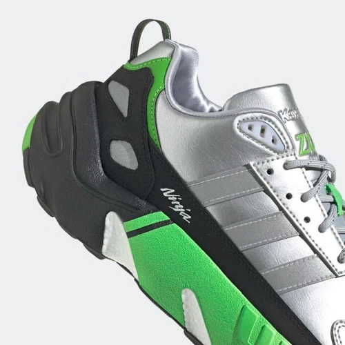 Size 9.5 - Kawasaki Ninja x adidas ZX 22 Boost Silver Metallic for