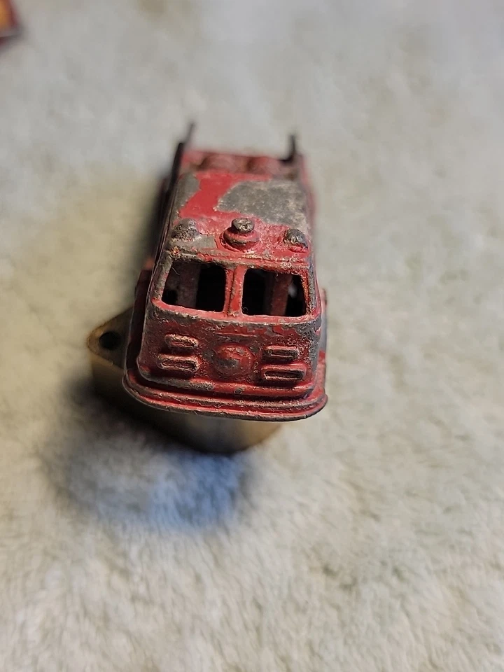 Camión de Bomberos Diecast Tootsietoy Años 50 De Colección, Modelo Bomba, Estampado-Raro. Estate! Foto 4 de 4