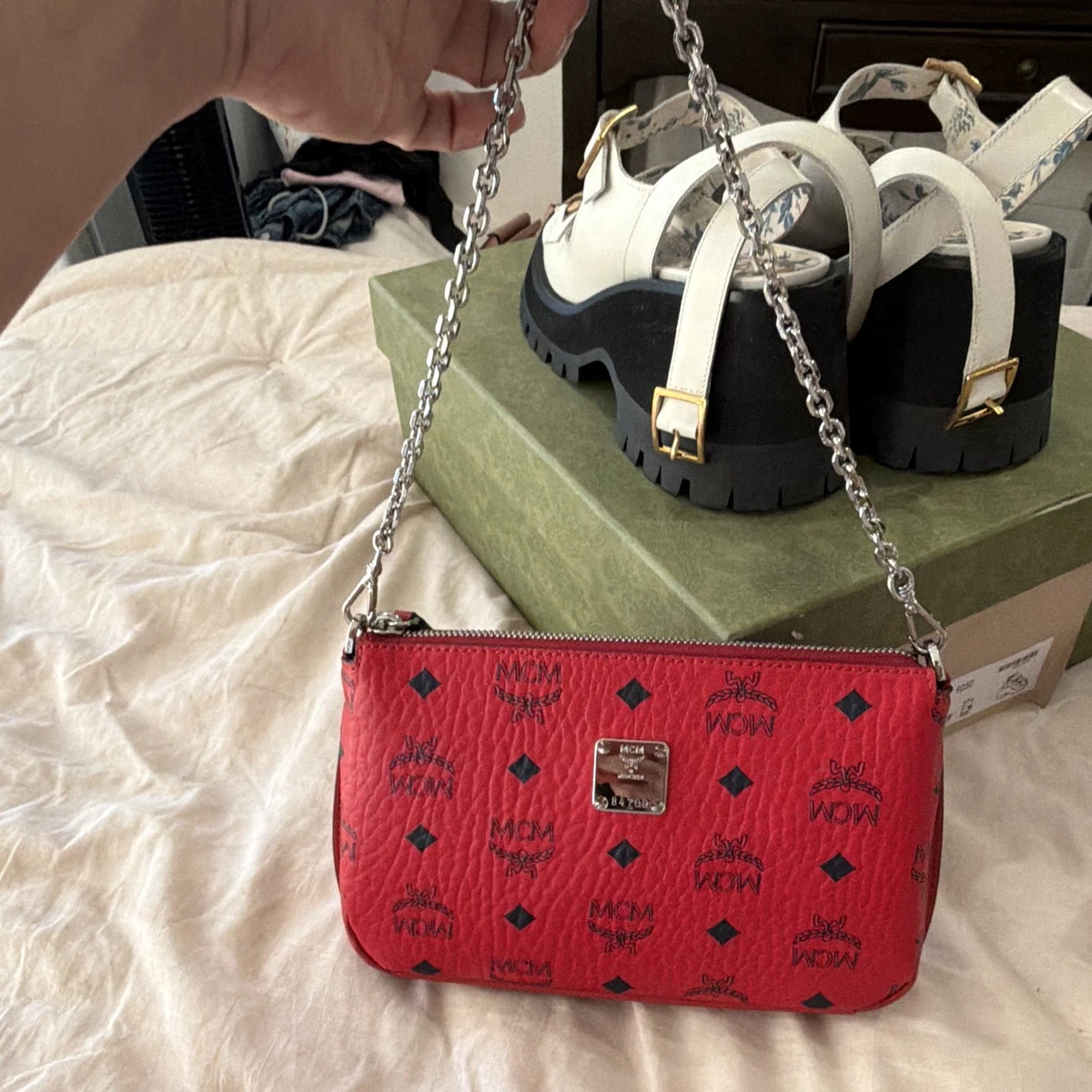 MCM Crossbody Red Bags & Handbags for Women for sale | eBay