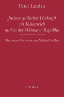 Juristen JüDischer Herkunft Im Kaiserreich Und In Der Weimarer Republik | Landau