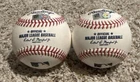 MLB Jose Abreu Mike Clevinger Autographed Baseballs MLB COA Sticker White Sox
