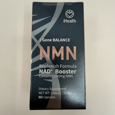 #ad ihealth NMN NDAbooster Contains 12000mg NMN. Gene Balance $124.99