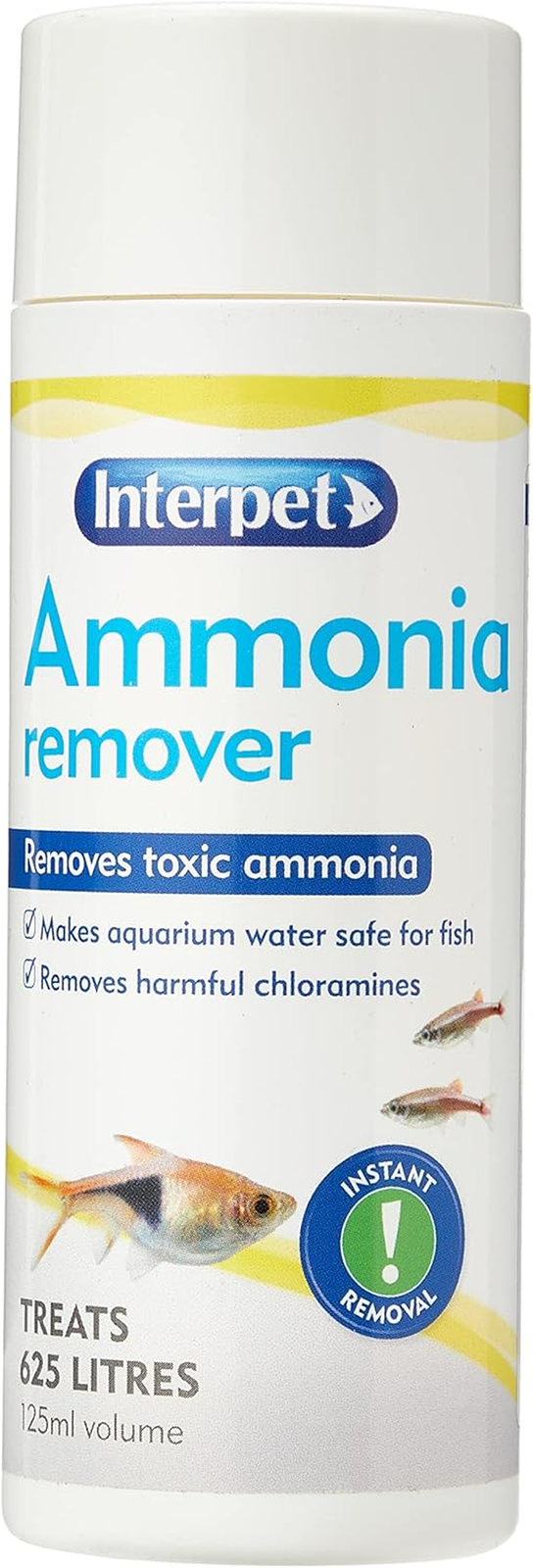 Interpet Aquarium Fish Tank Ammonia Remover, Removes Chloramine, 125 Ml, Treats