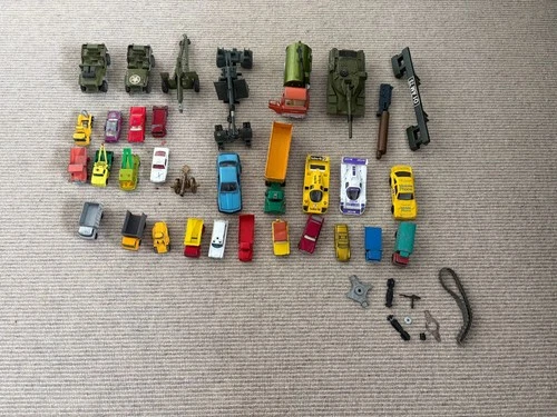 Vintage Toy Car and military vehicle  Bundle / Joblot Matchbox Corgi and Husky