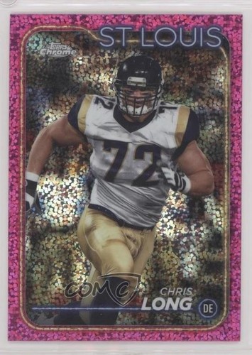 2024 Topps Chrome Magenta Speckle Refractor /399 Chris Long #103