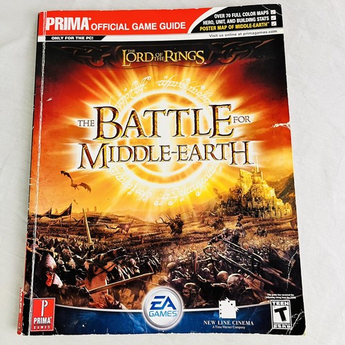 Lord Of The Rings The Battle For Middle-Earth PRIMA Strategy Guide PC Map Inc - Picture 1 of 18