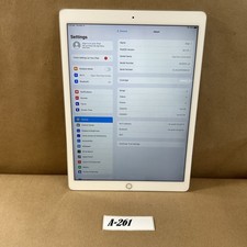 Apple iPad Pro 12.9" 128GB Wi-Fi Silver A1584 A9X Tablet