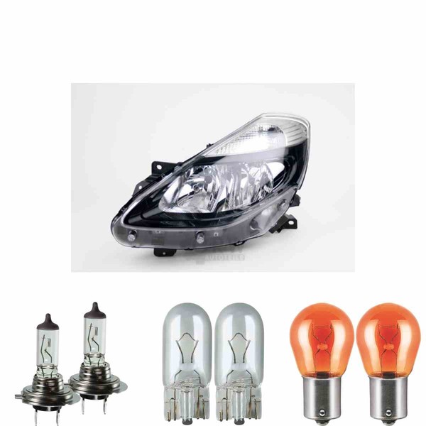 Scheinwerfer Links Halogen H7 FüR Renault Clio III Grandtour Inklusive Lampen-image