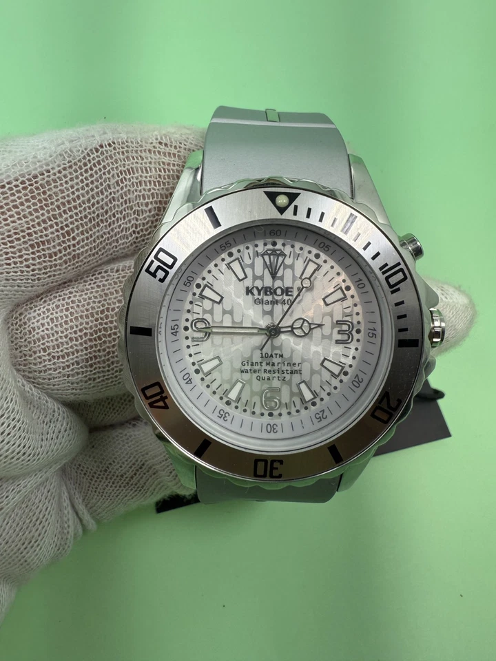 KYBOE! Reloj de cuarzo Giant Mariner 40 mm gris 10 ATM resistencia al agua SC13.40-001 Foto 2 de 4