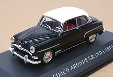 Altaya 1/43 Scale 75026 - 1955 Simca Aronde Grand Large - Dk. Blue/White
