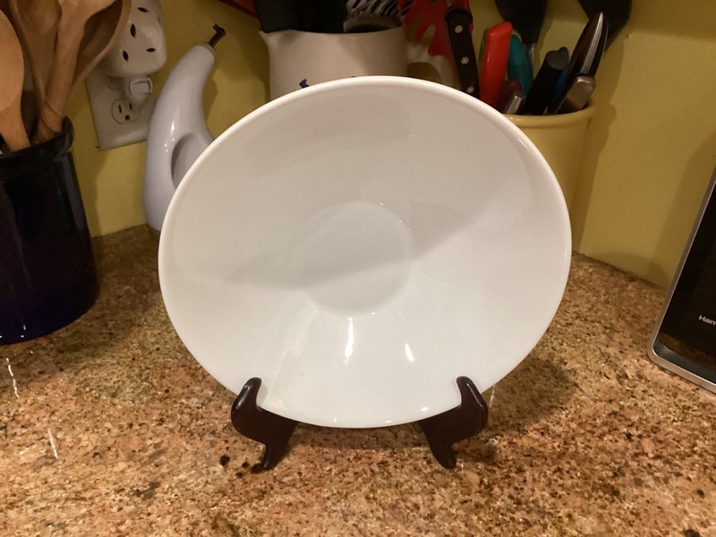 Palate & Plate Asymmetrical Slanted Bowl 9.5"