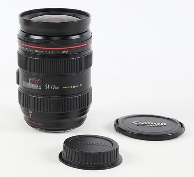 Canon 24-70mm f/2.8 L USM Macro EF Mount Lens, with Caps (AF INOP)