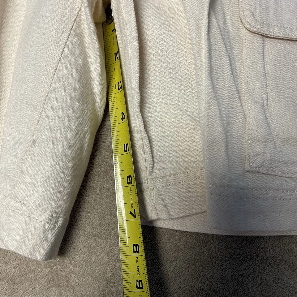 Lote De 2 Pantalones Cortos Cremieux Hombre Talla 33, Color Beige, Azul; Chino, Carga Foto 3 de 4