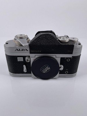 Alpa Reflex Mod. 9d 35mm SLR Film Camera Black/Silver Colored