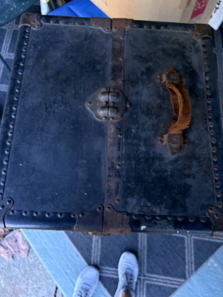 Baúl——Antiguo baúl de vapor (1895 a 1920) Foto 3 de 4