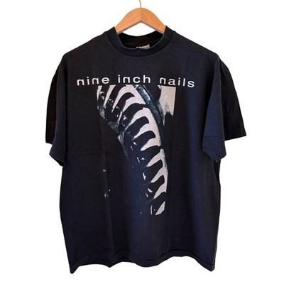 Vintage 1991 Nine Inch Nails Now I m Nothing Band Single Stitch Shirt REPRINT XL