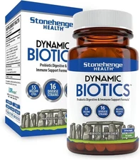 Dynamic BIOTICS Stonehenge Probiotic Immune Support Digestive IBS Gut Immune