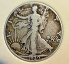 1939 Walking Liberty Half Dollar – 90% Silver U.S. 50¢ Coin