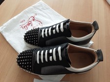 Christian Louboutin  Louis Junior SPIKE Low - Grau - Gr. 42  - Luxus - Original 