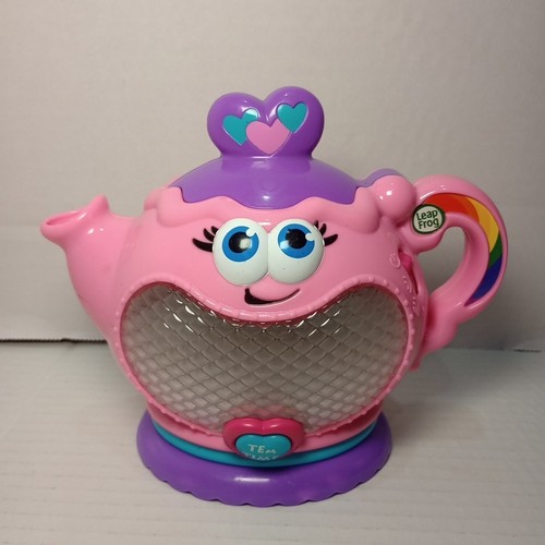 Leap Frog Musical Rainbow Tea Party Teapot/Kettle Light-Up Pink Works - Picture 2 of 8