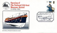 1982 Opening National Life-boat Museum unaddressed cover Bristol SHS