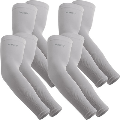 4 Pares de Mangas de Compresion con Proteccion Solar UPF 50 para Sol y Deporte