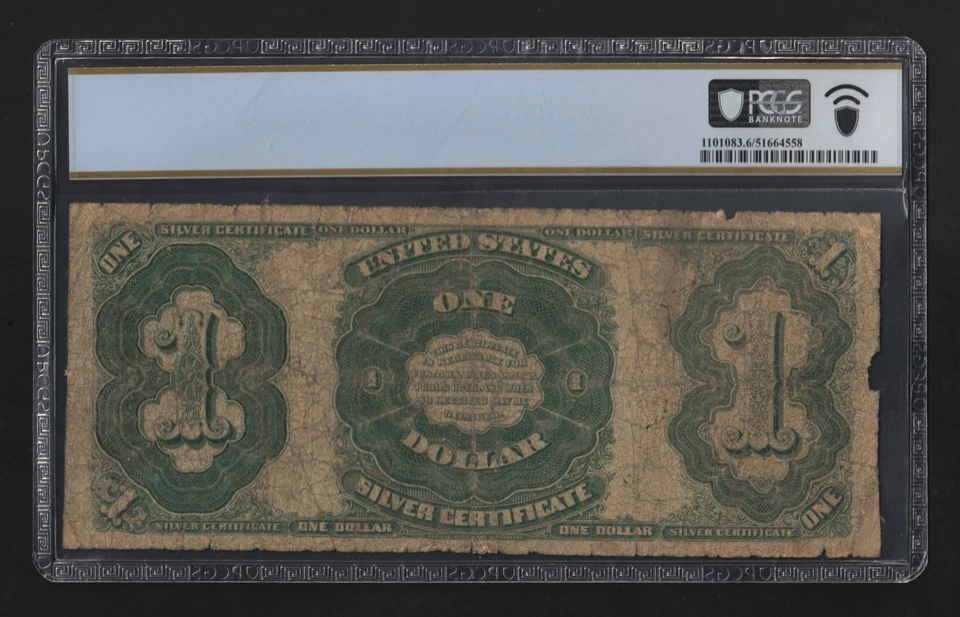 KC- Fr.223 1891 $1 Silver Certificate - Good 6 by PCGS Banknote - Image 3 of 3