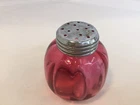 Vintage Depression Glass Mini Cranberry Sugar Shaker