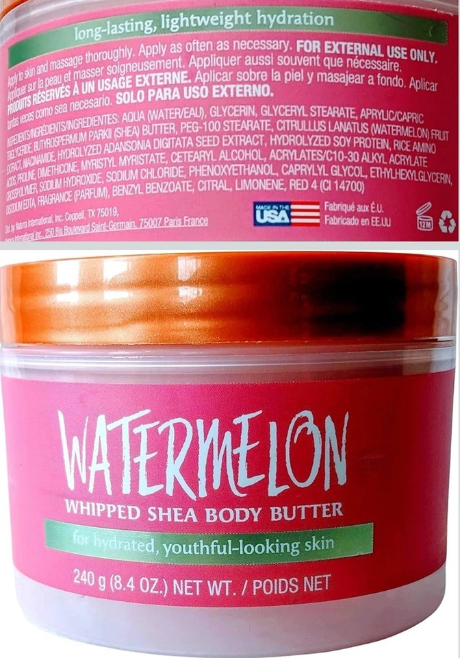 Tree Hut Watermelon Shea Sugar Exfoliating Body & Whipped Shea Body Butter Set - Image 3 of 4