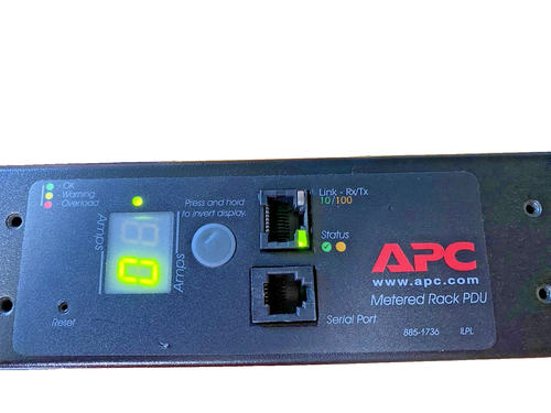 PDU para rack medida APC 885-1736 ILPL 16 salidas 100-120 VCA 10 amperios máximo AP7850 - Foto 5 de 22