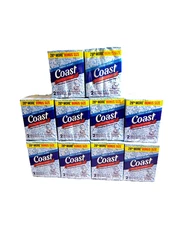 Coast Deodorant Soap Bar Fresh Scent 4.12 oz Each Eye Opener Pack of (20)