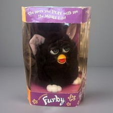 1998 Furby Black White Tiger Electronics Original Sealed In Box Vintage